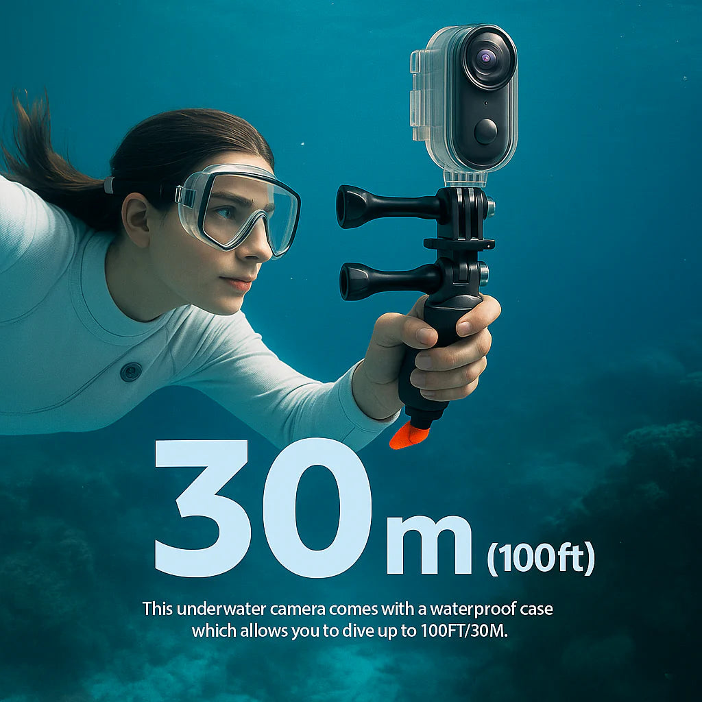 Minicam Pro 4K - POV Mini Camera for Daily-Activities, Travel, Camping, Sports...