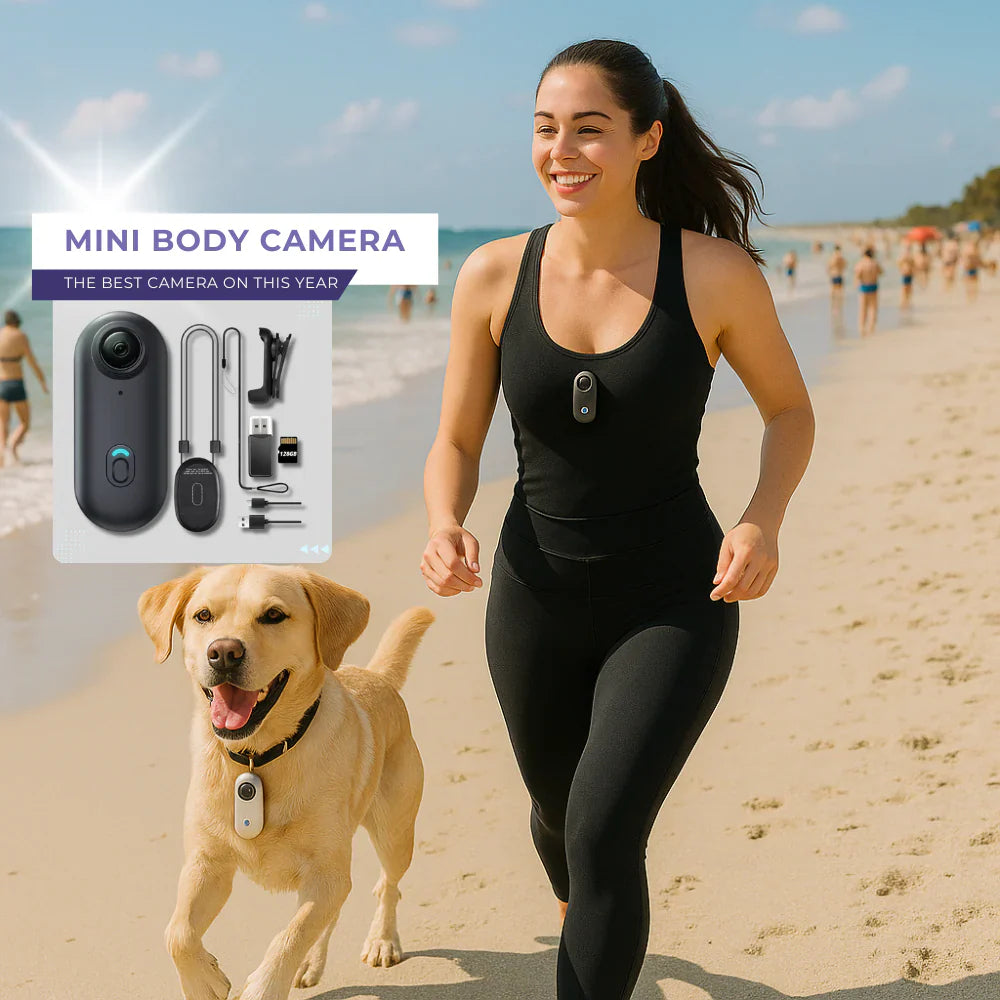 Minicam Pro 4K - POV Mini Camera for Daily-Activities, Travel, Camping, Sports...