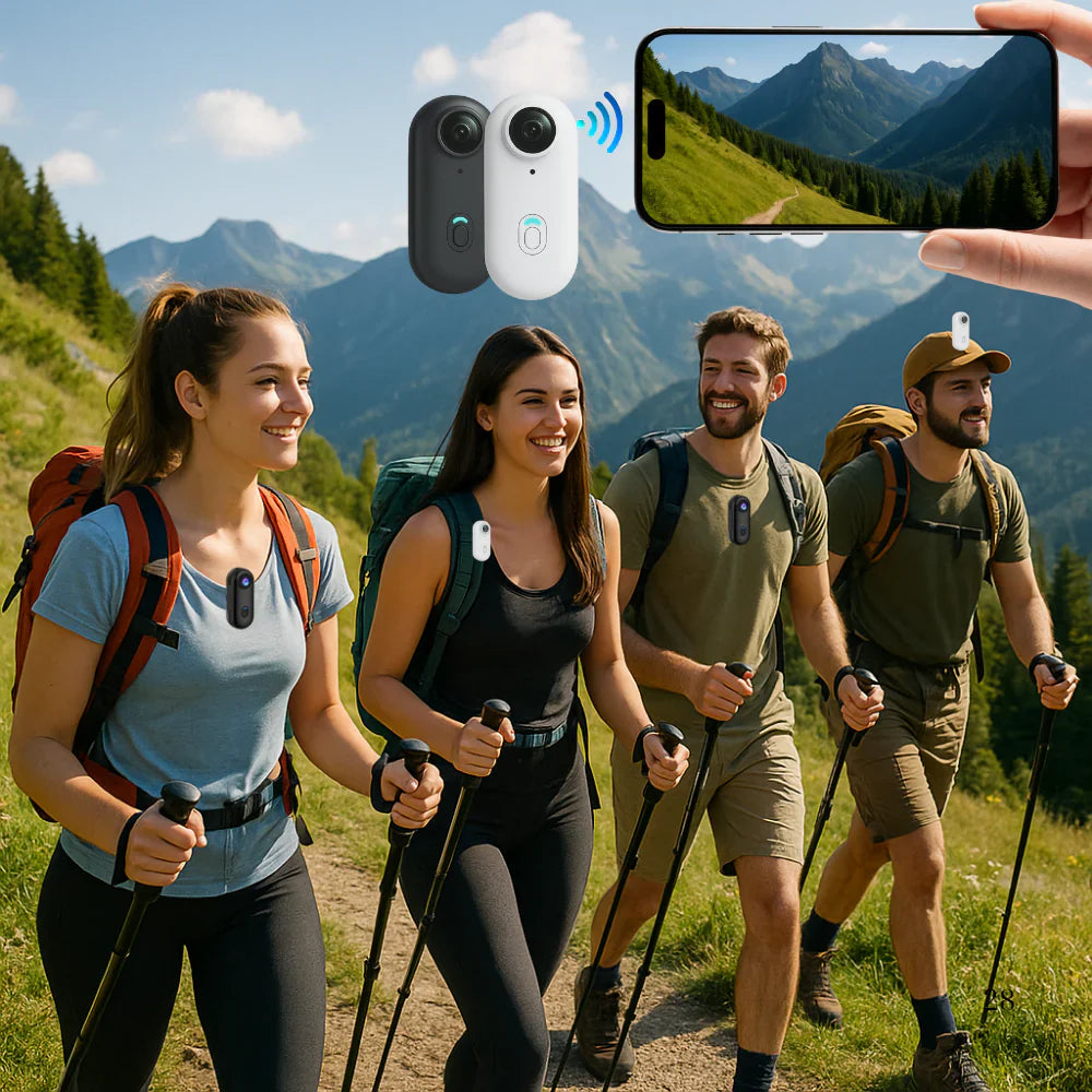 Minicam Pro 4K - POV Mini Camera for Daily-Activities, Travel, Camping, Sports...