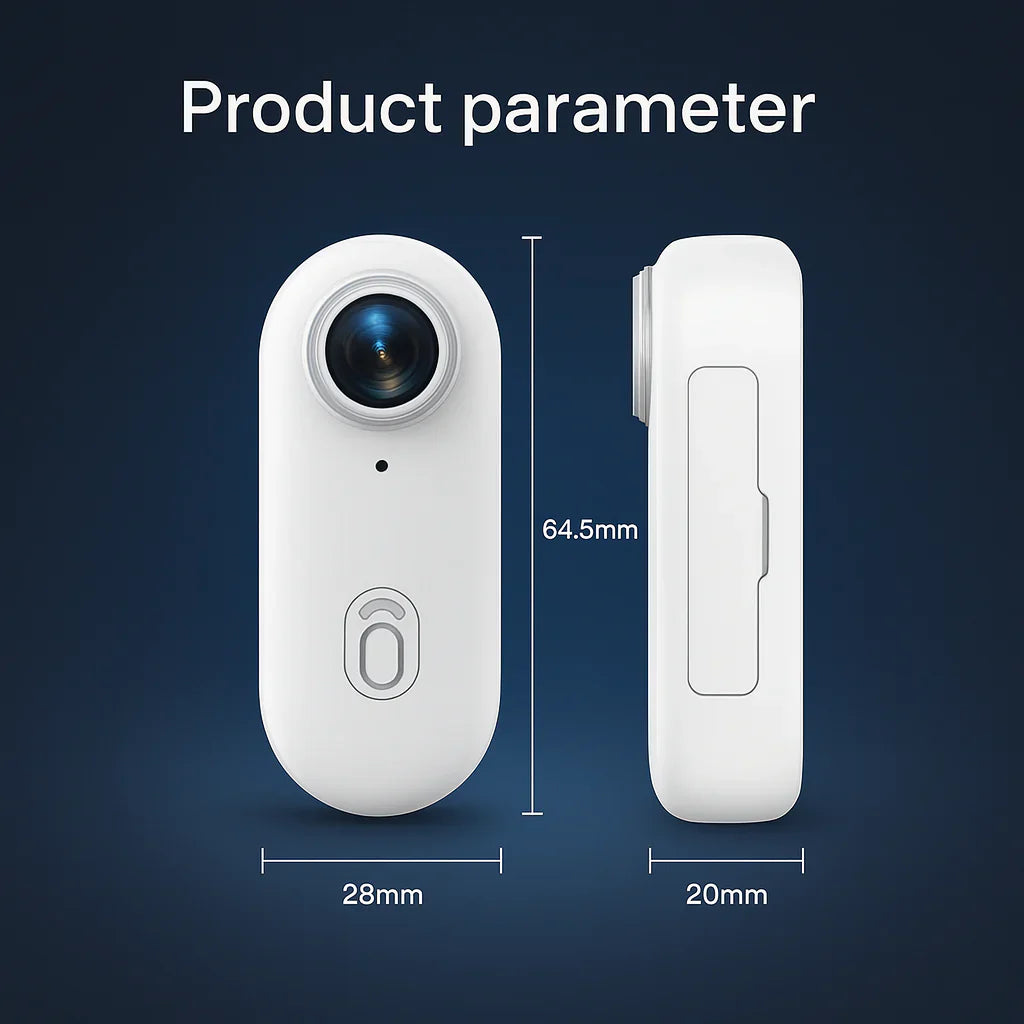 Minicam Pro 4K - POV Mini Camera for Daily-Activities, Travel, Camping, Sports...